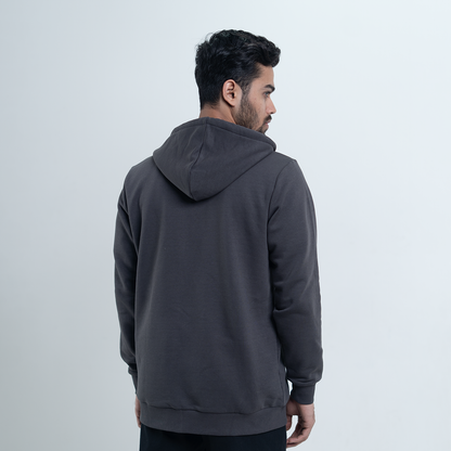 Zip Hoodie    Charcoal Grey