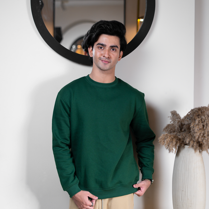 Sweatshirt    Bottle green