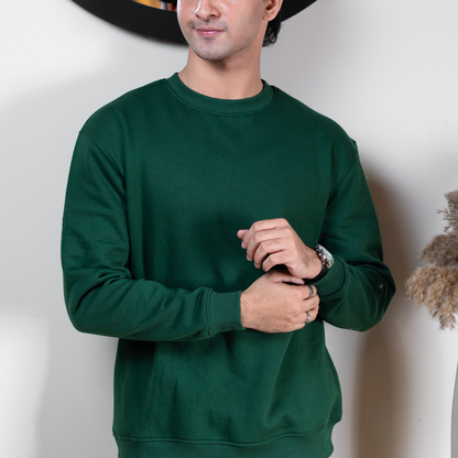 Sweatshirt    Bottle green