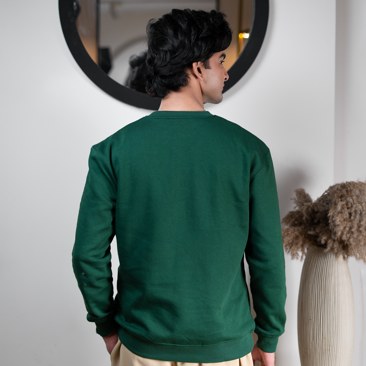 Sweatshirt    Bottle green