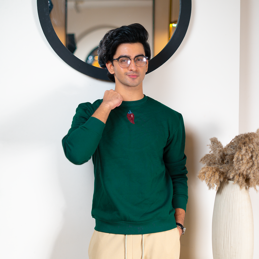 Karchupi  Sweatshirt     Bottle green