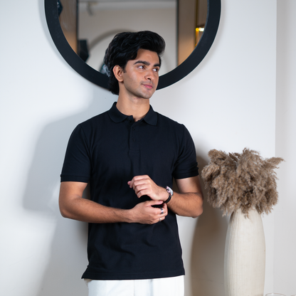 New Classic Polo     Black