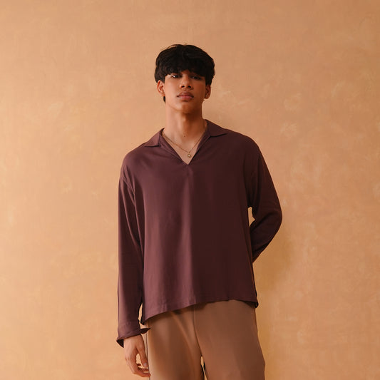 V-Neck Katua | Mocha
