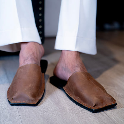 Retro Brown   Premium Leather Sandal