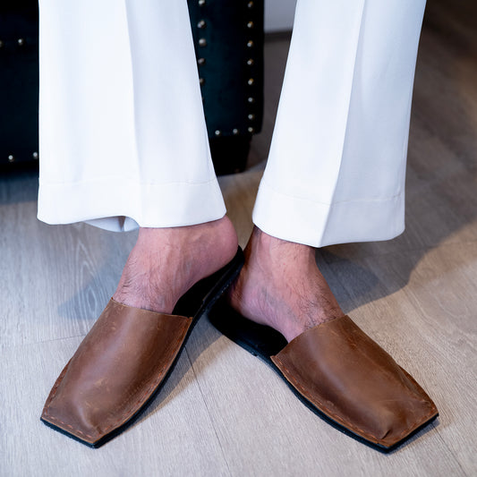 Retro Brown   Premium Leather Sandal