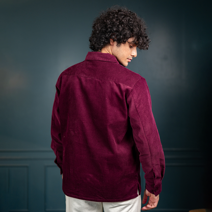 Lightweight Layering Cord Casuals     Berry
