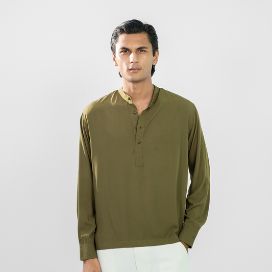 Henley Katua Wooden | Dark Olive