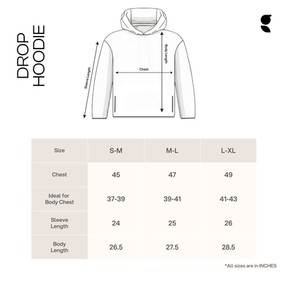 Drop Hoodie    Warm Taupe