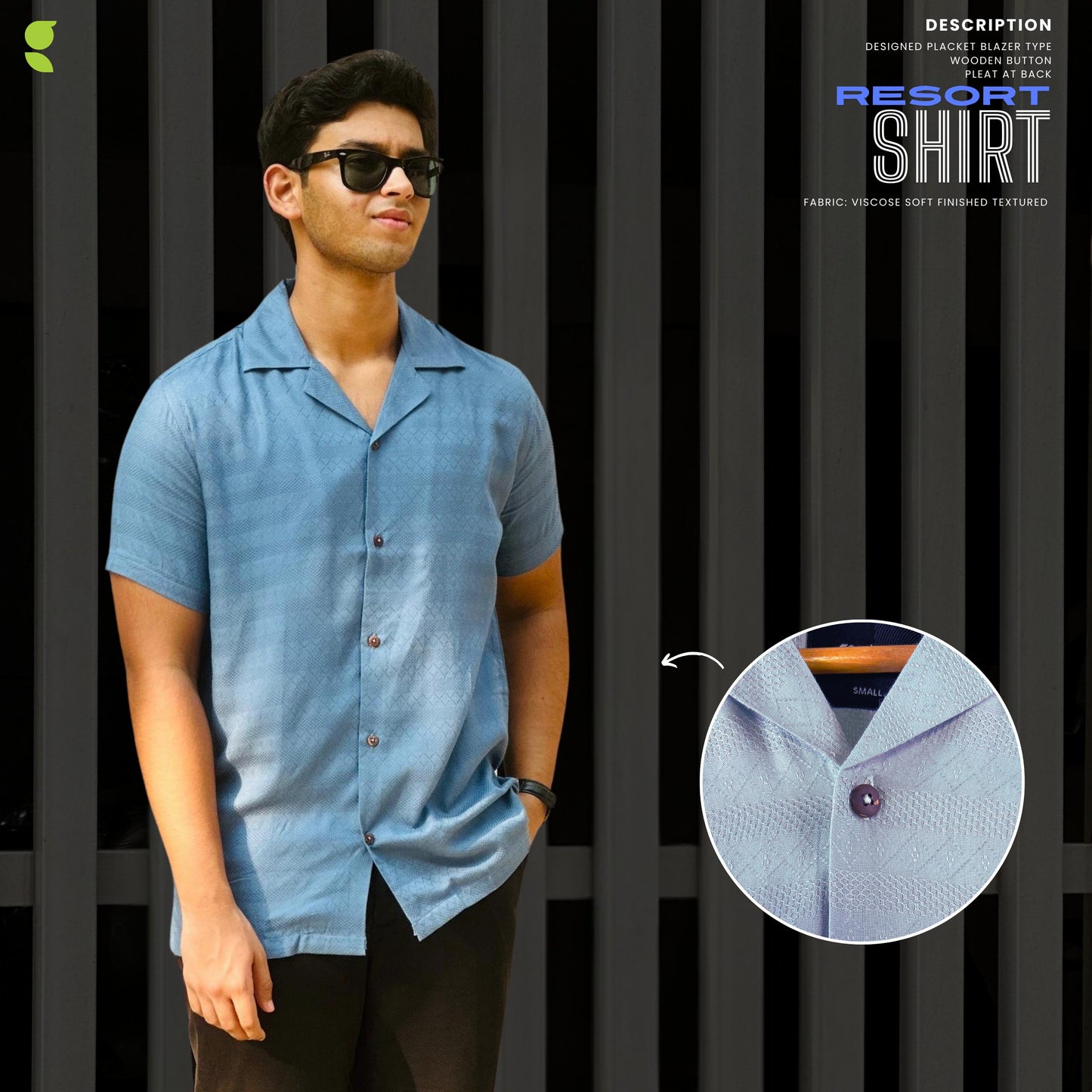 Resort Shirt | Blue | New