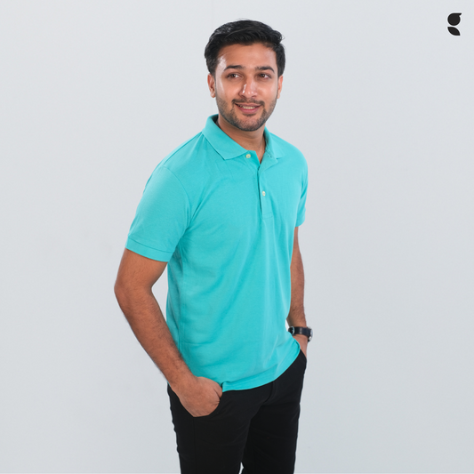 Solid Polo | Emerald