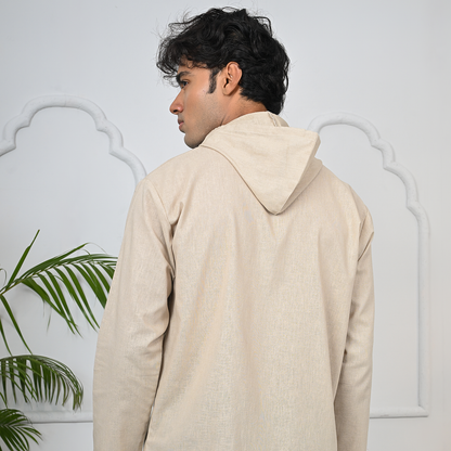 Hooded Katua    Beige