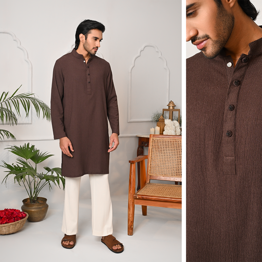 Nazm   Zardozi Panjabi     Dark Chocolate