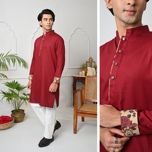 Sukoon   Panjabi   Maroon