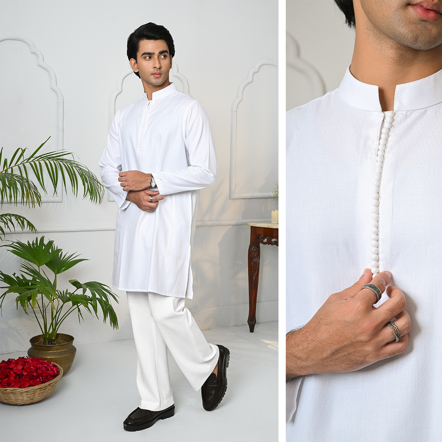 Areez   Panjabi |  White