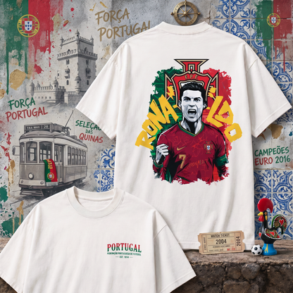 Portugal | Fifa World Cup 2026 Fan Tshirts (Drop Shoulders)