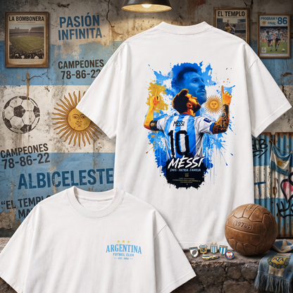 Argentina | Fifa World Cup 2026 Fan Tshirts (Drop Shoulders)