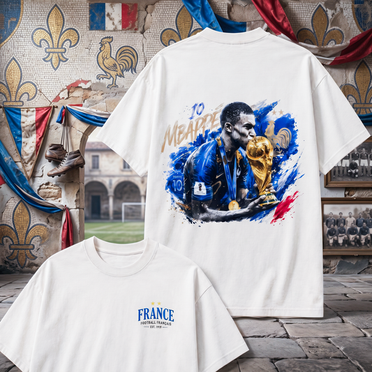 France | Fifa World Cup 2026 Fan Tshirts (Drop Shoulders)