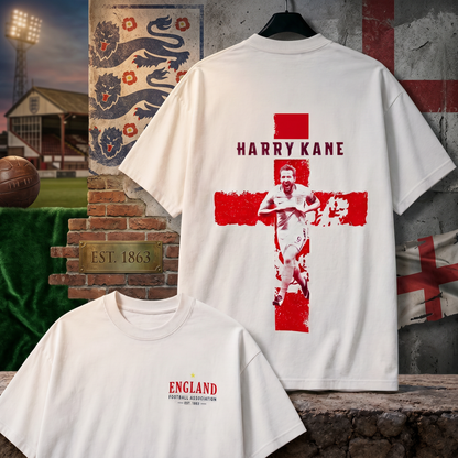 England | Fifa World Cup 2026 Fan Tshirts (Drop Shoulders)