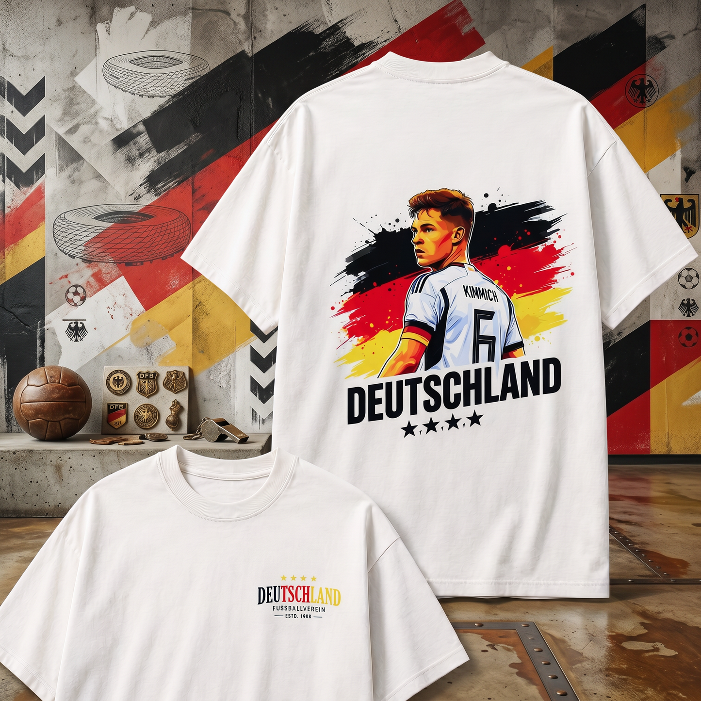 Germany | Fifa World Cup 2026 Fan Tshirts (Drop Shoulders)