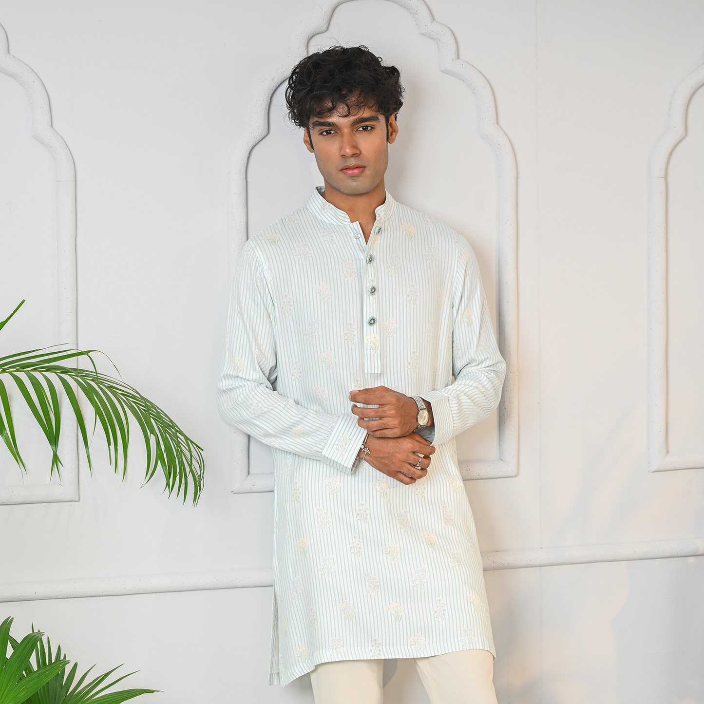 Gulbahaar   Panjabi    Pastel Blue