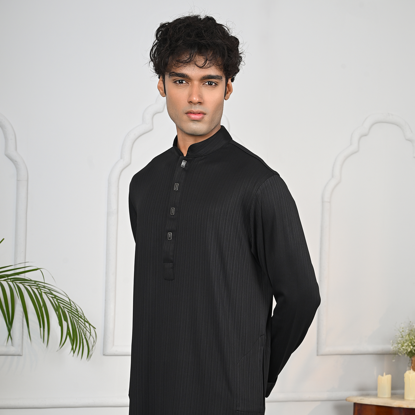 Zayeen   Premium Panjabi  | Black