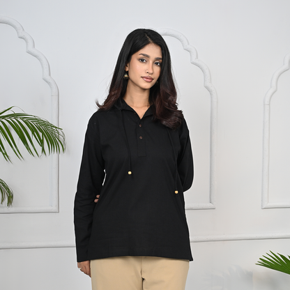 Hooded Katua  | Black