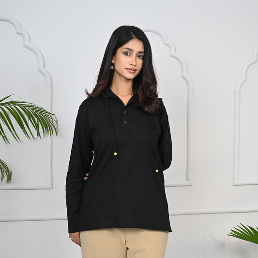 Hooded Katua   Black