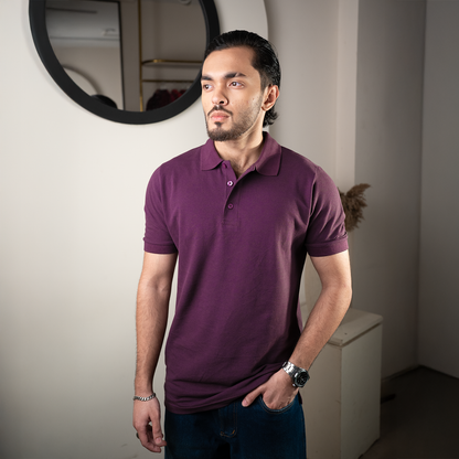 New Classic Polo   |    Grape