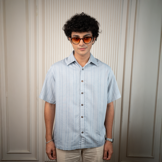 Urban Resort Shirt    Blue Stripe