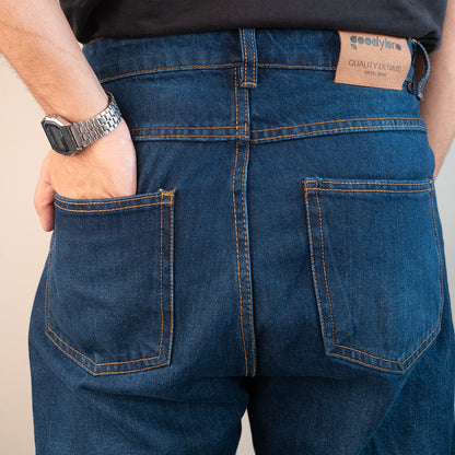 Wide Leg Denim Pant  |   Dark Navy