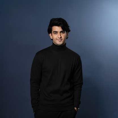 Turtle Neck     Black