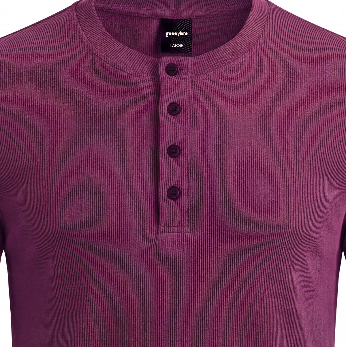 Classic Henley T-Shirt |  Wine