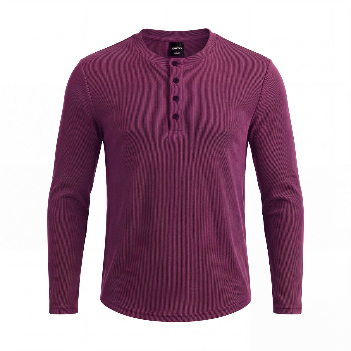 Classic Henley T-Shirt |  Wine