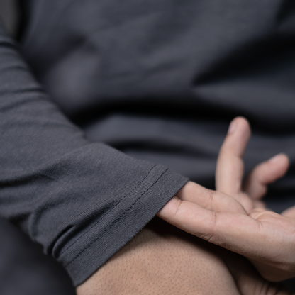 Round Neck Full Sleeve | Dark Charcoal
