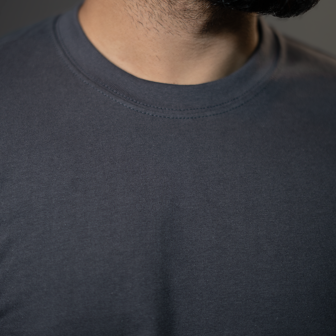 Round Neck Full Sleeve | Dark Charcoal