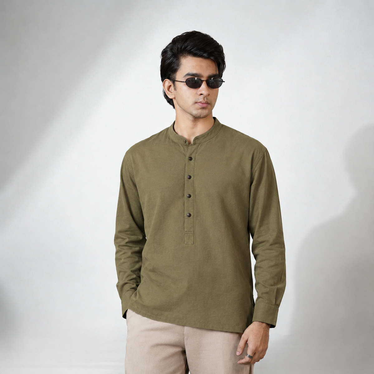 Henley Katua Wooden | Dark Olive