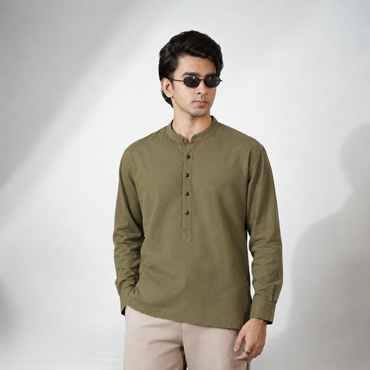 Henley Katua Wooden | Dark Olive