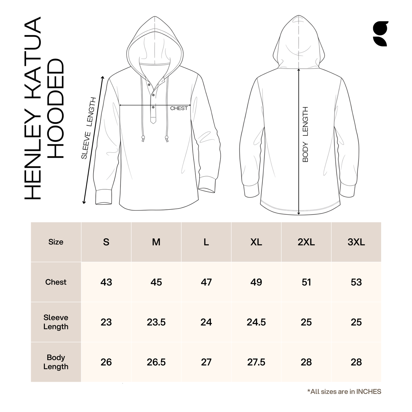 Hooded Katua    Beige