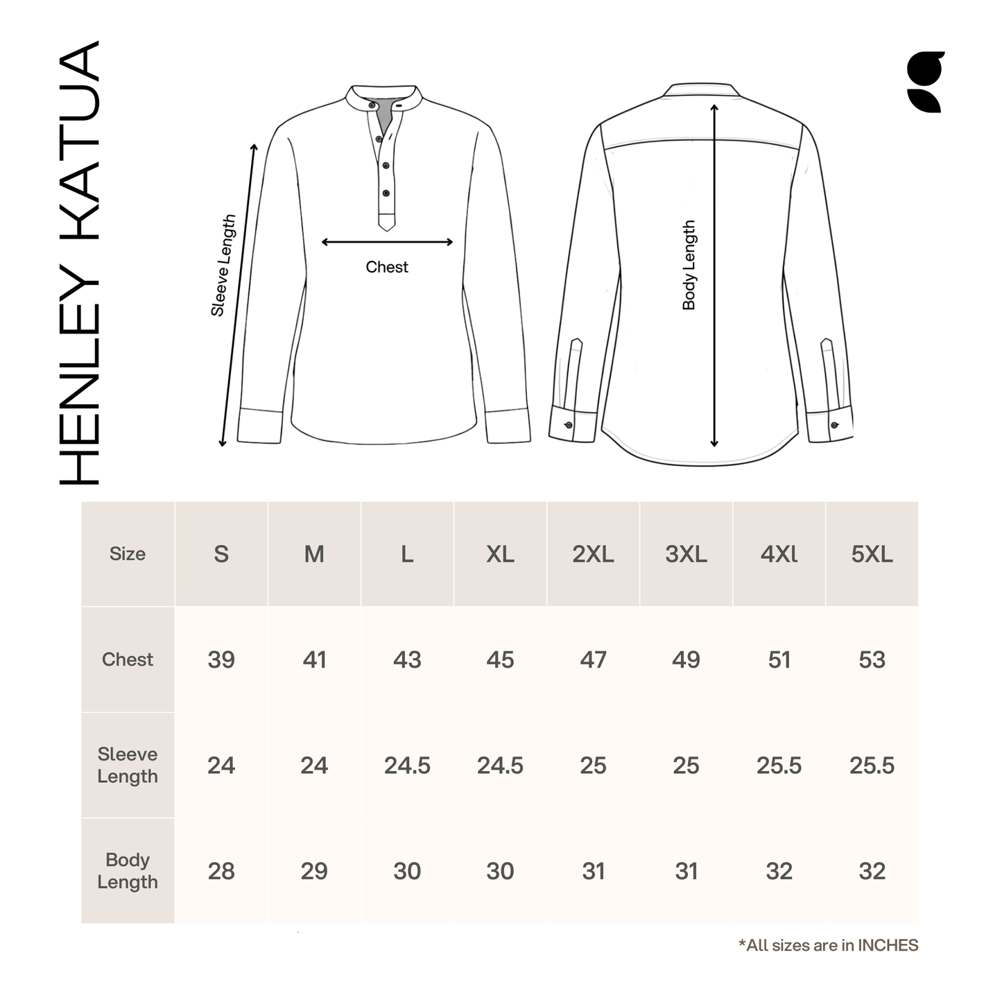 Henley Katua    Mushroom Brown