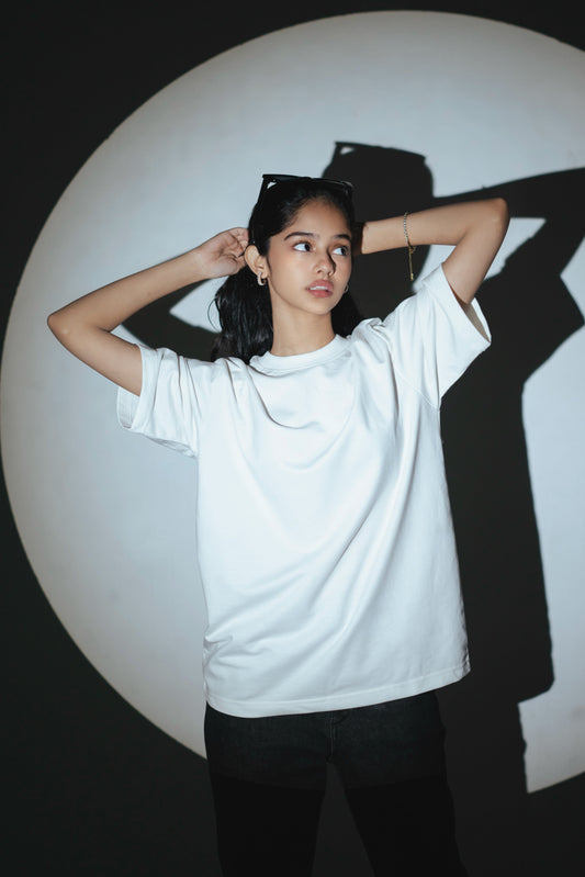 Butter Smooth Slide Tee | Milk White