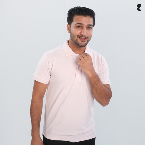 Solid Polo | Pink