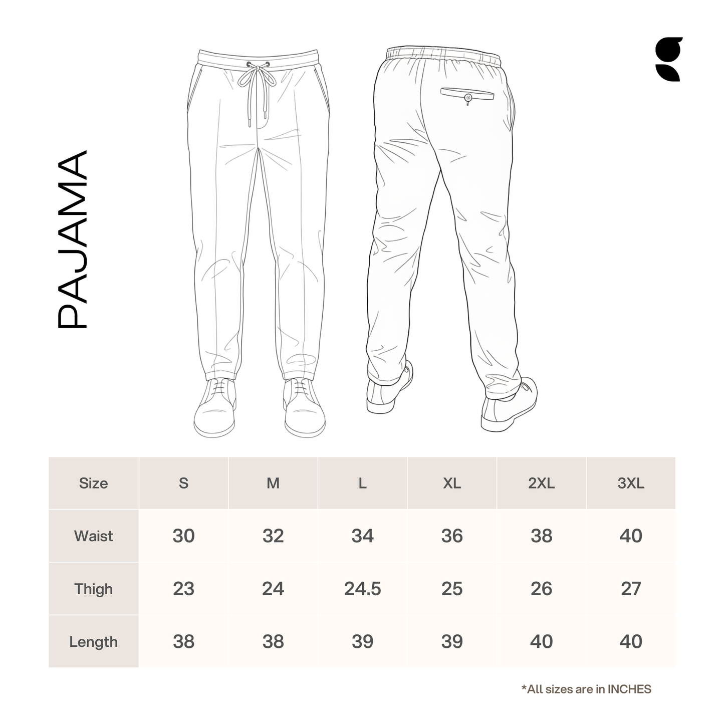 Classic Aligarhi Pajama  | White