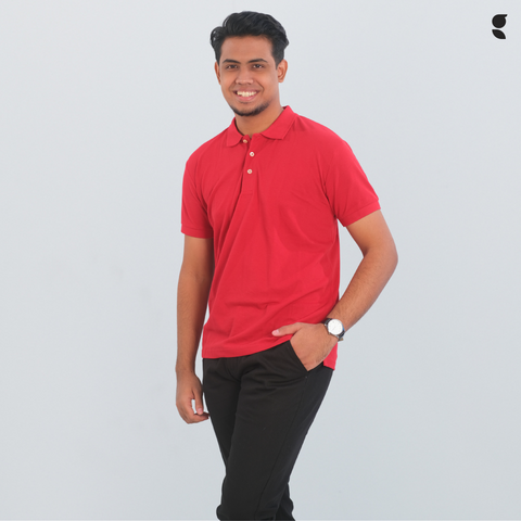 Solid Polo | Red