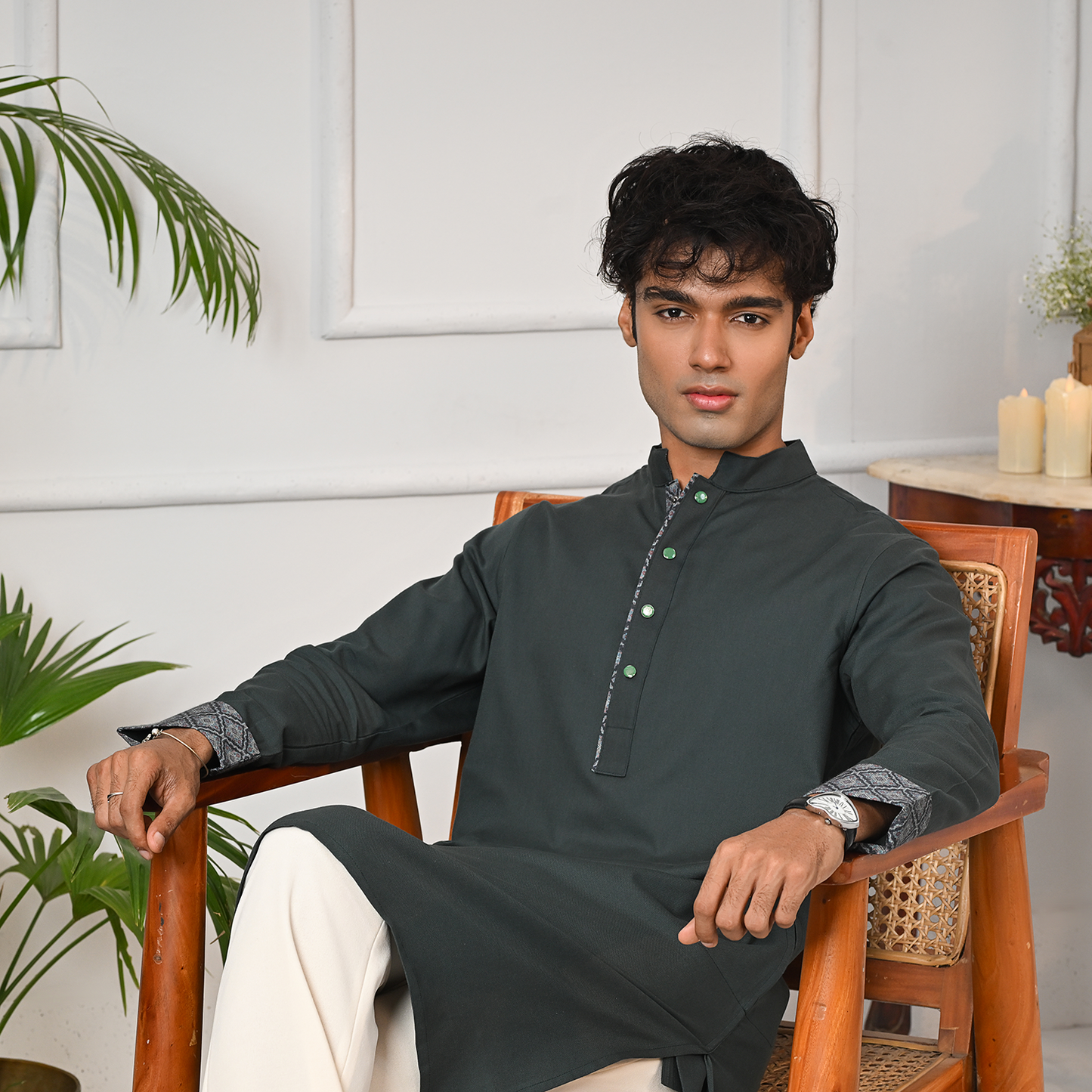 Sukoon    Panjabi  |  Bottle Green