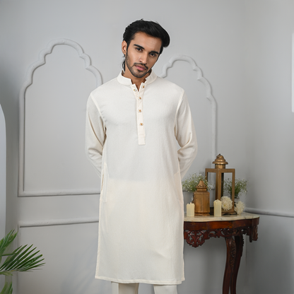Nazm   Zardozi Panjabi  |  Cream