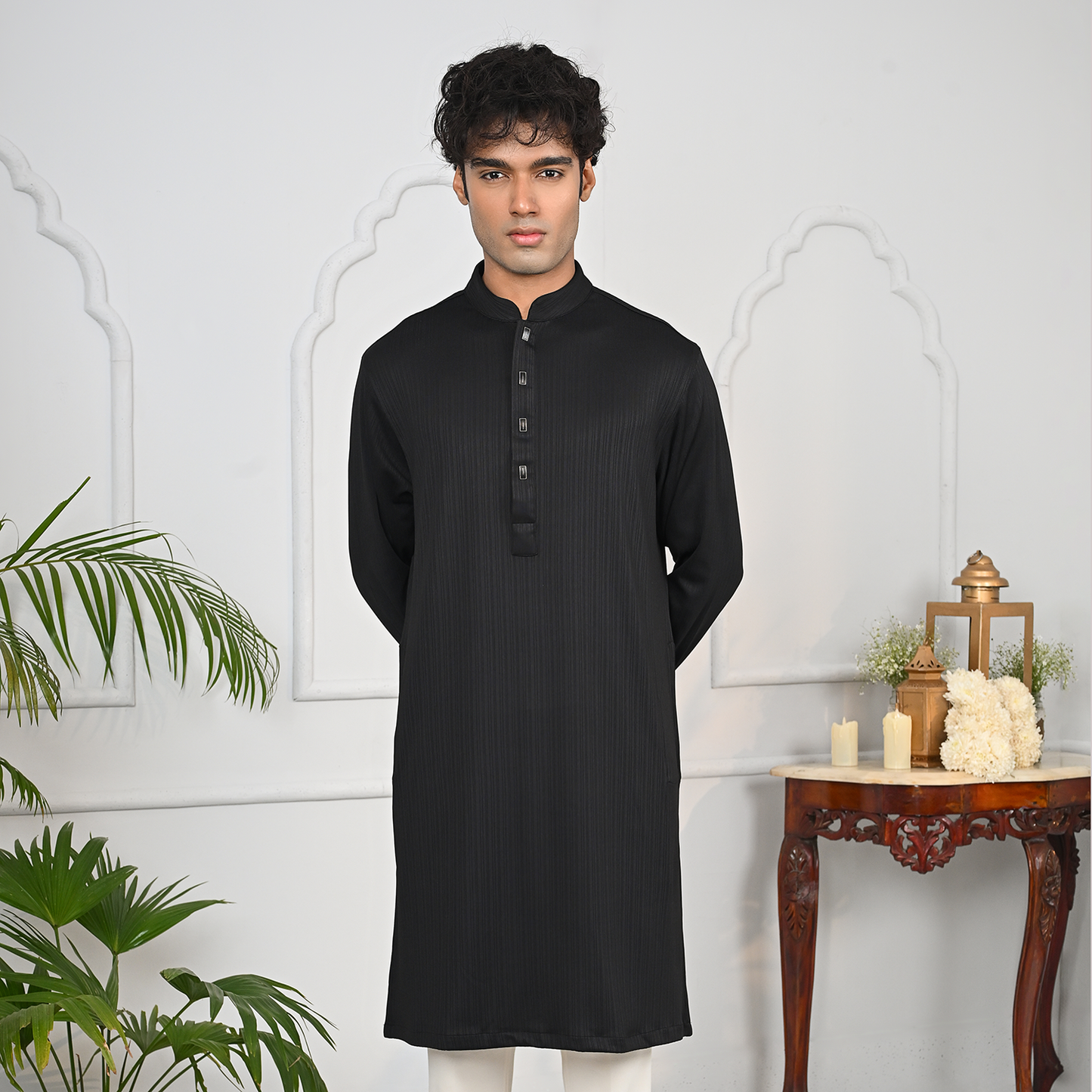 Zayeen   Premium Panjabi  | Black