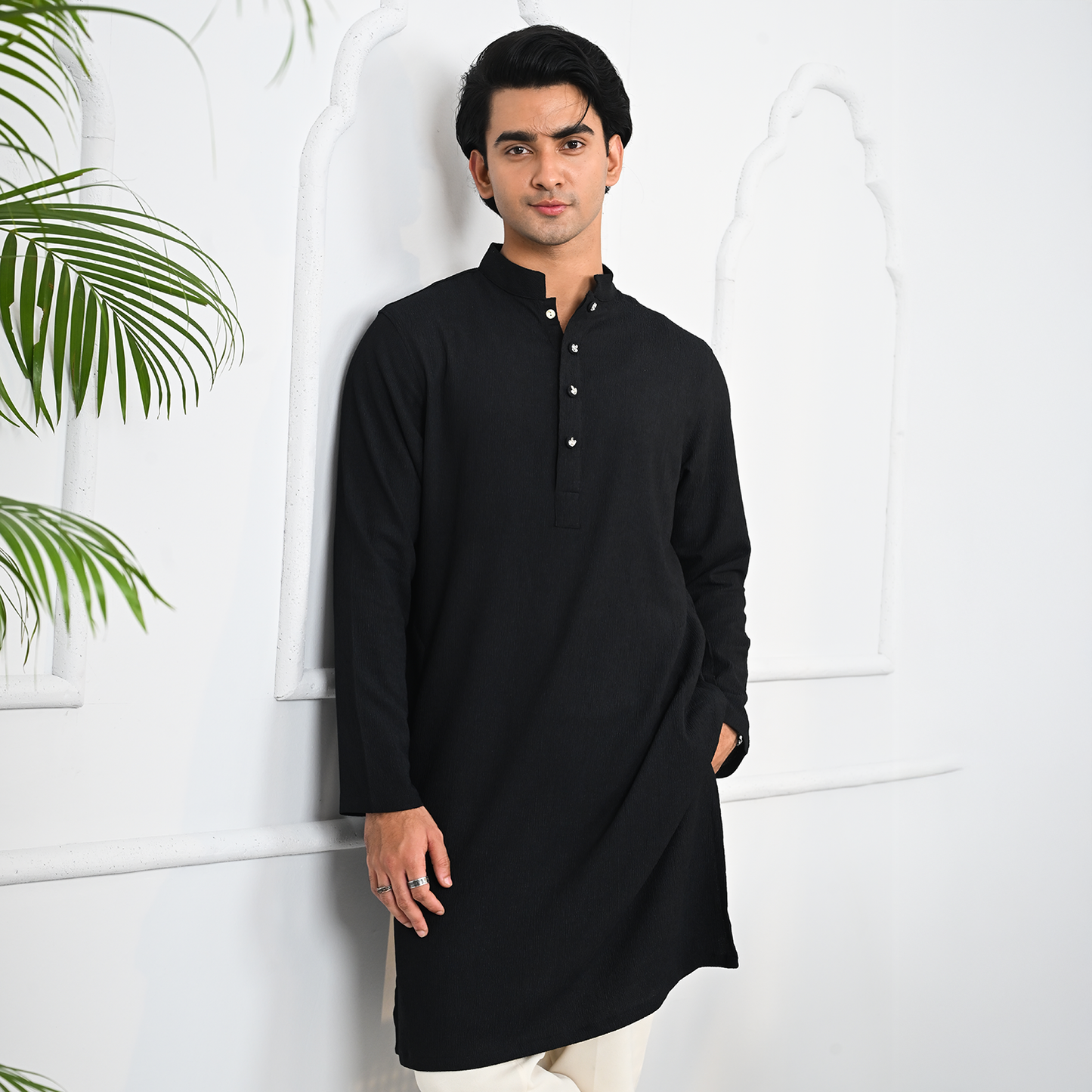 Nazm    Zardozi Panjabi  |  Black
