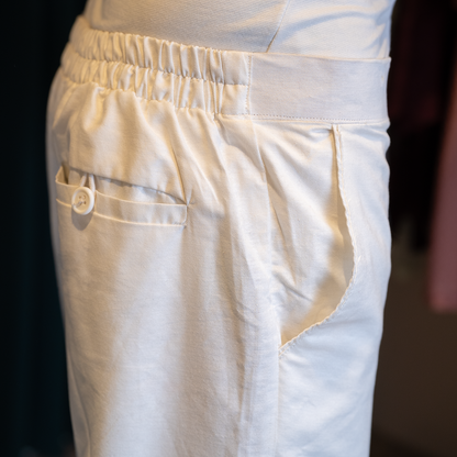 Straight Pajama   |  Cream White