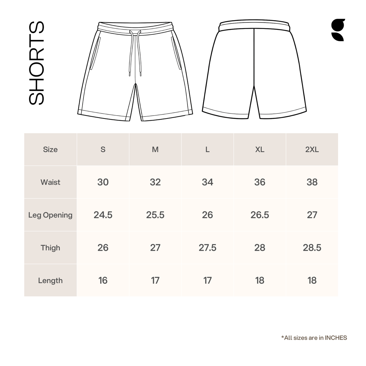 Beach Shorts । Beige
