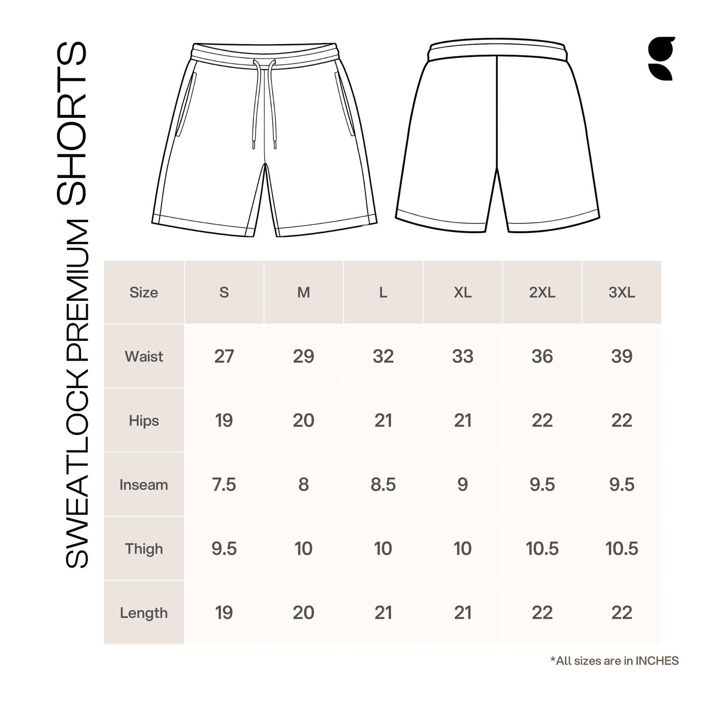 Sweatlock Premium Shorts  Ash Grey